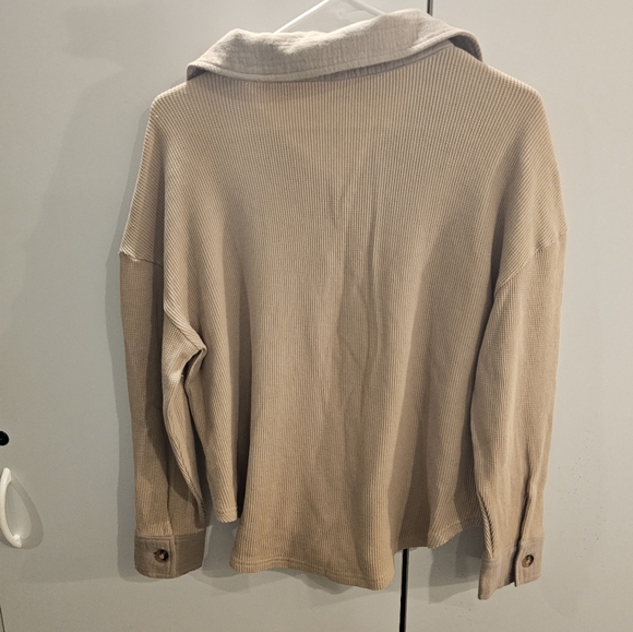 Heyson Womans Small Brown Button Down Shirt - Picture 4 of 6